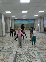В рамках детского кружка общего развития творчества «Искорки» прошла игровая программа «Обнимашки».