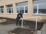 Сотрудники районного Дома культуры приняли участие в субботнике
