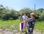 Марьевский Дом культуры совместно с Марьевской библиотекой принял участие во Всероссийской акции «#РодинойГоржусь», «Сердце России».