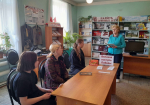 Час доблести «Великая поступь Победы» в Новодёмкинской библиотеке